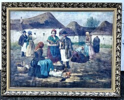 Krupka Ferenc, a renowned Hungarian painter's work!