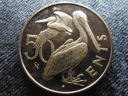 Brit Virgin-szigetek II. Erzsébet (1952-1963) 50 Cent 1973 FM PP