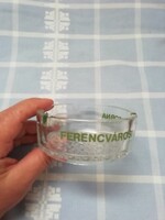 Régi nagyon retró Ferencváros  Fradi FTC focis hamutartó hamutál relikvia  centik a képeken