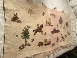 FALVÉDŐ - KÉZIMUNKA - 103 x 60 cm - PAMUT - HIBÁTLAN