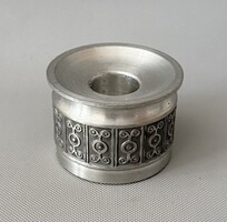 Vintage skandináv ón gyertyatartó – Haugrud Norway (402) – 1960-as/70-es évek