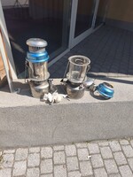Szegedi petróleum gázlámpák (használatlanok)használati utasítással+alkatrészekkel!