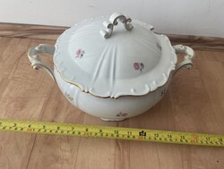 Zsolnay porcelán leveses tál