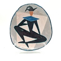 Györgyei Zsuzsa - harlekin tál