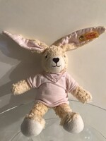 NYÚL - STEIFF - PLÜSS  - 33 x 18 cm - EXTAPUHA - NÉMET - EXKLUZÍV  - GYŰJTEMÉNYBŐL - HIBÁTLAN