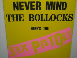 SEX PISTOLS NEVER MIND THE BOLLOCKS HERE'S THE SEX PISTOLS Vinyl LP ÚJ gyári bontatlan