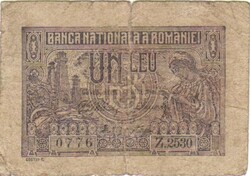 1 leu lei lej 1915 Románia 5.