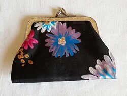 Neszeszer buksza fémcsatos retro 12x9cm