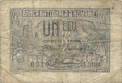 1 leu lei lej 1920 Románia 2.