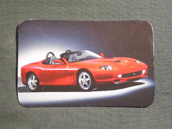 Kártyanaptár,Papír Írószer,ajándék üzlet,Ferrari 550 Barchetta autó, 2020  (5)