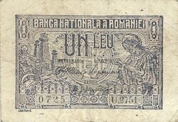 1 leu lei lej 1915 Románia 8.