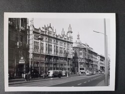 Régi fotó  - Budapest Felszabadulás tér / Ferenciek tere/ villamossal buszokkal 1970 körül