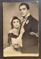 1956 GORDON ZSUZSA SZÍNÉSZNŐ + HALÁSZ GÉZA SZÍNÉSZ FENN AZ ERNYŐ NINCSEN KAS FILM KORABELI FOTÓ