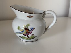 Herendi Porcelánmanufaktúra „Rothschild madaras” (RO) mintás tejkiöntő