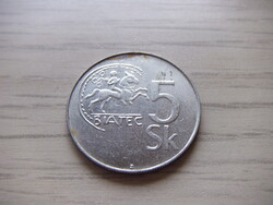 5  Korona  1995   Szlovákia    A képen látható állapotban