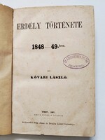 Kővári László: Erdély története 1848-49-ben