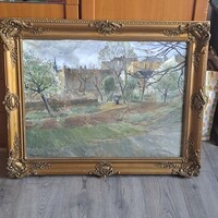 Oil painting by Udvardy Paul
