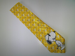 Gelin Snoopy mintás selyem nyakkendő