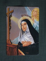 Kártyanaptár,Vallás,Szent Rita,angyal,grafikai, 2019  (5)