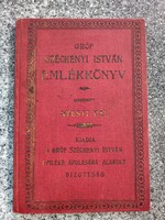 Gróf Széchenyi István emlékkönyv 1904, Gottermayer kötésben.