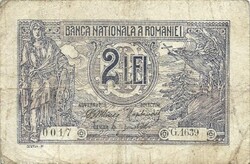 2 lei lej 1915 Románia 5.