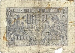 1 leu lei lej 1915 Románia 2.