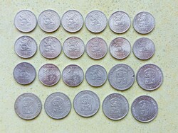 Csehszlovákia 23 db Különböző Érme 10 Halierov Haller 1962-1992