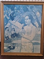 Paul Gauguin repro, Tahiti nő