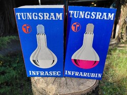 Rétro Tungsram 250 Wattos infrasec és infrarubin lámpák⁸
