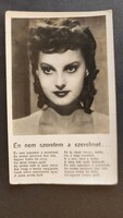 1939 SZELECZKY ZITA FELEJTHETETLEN SZINÉSZNŐ MOZI SZTÁR KAROSSZÉK FILM FILM KORABELI FOTÓ LAP