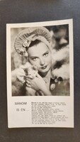 1943 SZELECZKY ZITA FELEJTHETETLEN SZINÉSZNŐ MOZI SZTÁR SZÁMI MACSKA FILM FILM KORABELI FOTÓ LAP