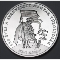 Magyarország,10000 forint 2020 PP - 150 éves a Magyar Tűzoltóság UNC ezüst 31.46g925