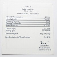 Magyarország,2000 forint 1998 - Integráció II. - Certifikáció