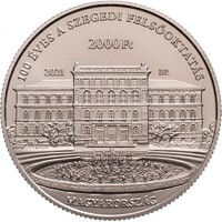 Magyarország,2000 forint 2021 - Szegedi Tudományegyetem 100. évfordulójára UNC nikkel