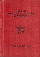 Magyar Ifjúsági Kommunista Szövetség (tagkönyv, 1968)