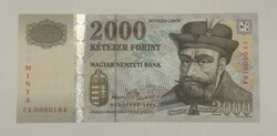 MINTA 2000 Forint 2003 - UNC / Hibátlan állapotban