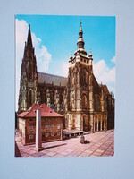 Képeslap (34) - Csehszlovákia (Csehország) - Prága - Szent Vitus-székesegyház 1960-as évek