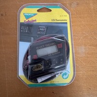 Hőmérő autóba 12V, utólag szerelhető hőmérő főleg régebbi autókba, autó termométer oldtimer hőmérő
