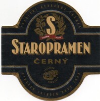 Sör címke: Staropramen.