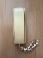 Retro General Electric fehér falra szerelhető vezetékes telefon