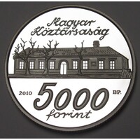 Magyarország,5000 forint 2010 PP - Erkel Ferenc UNC ezüst 31.46g925