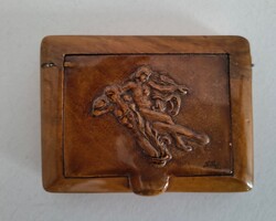 Art deco fa cigaretta papír tartó