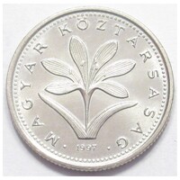 Magyarország,2 forint 1997 aUNC+ nikkel