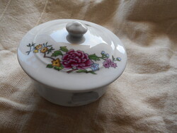 Régi egy személyes porcelán fedeles   tál