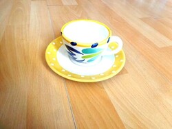 Village pottery Herend tulipános  teás csésze és alj