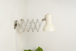 Retro Szarvas accordion wall lamp / mid century lamp