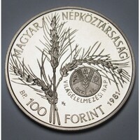 Magyarország,100 forint 1981 PP - FAO UNC nikkel
