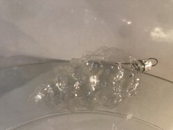 KARÁCSONYFADÍSZ - ÜVEG - TOBOZ - 9 x 5 cm - HIBÁTLAN