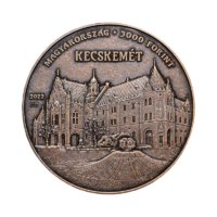 Magyarország,3000 forint 2022 - Bács-Kiskun megye - Kecskemét UNC nikkel