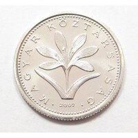 Magyarország,2 forint 2007 aUNC+ nikkel
